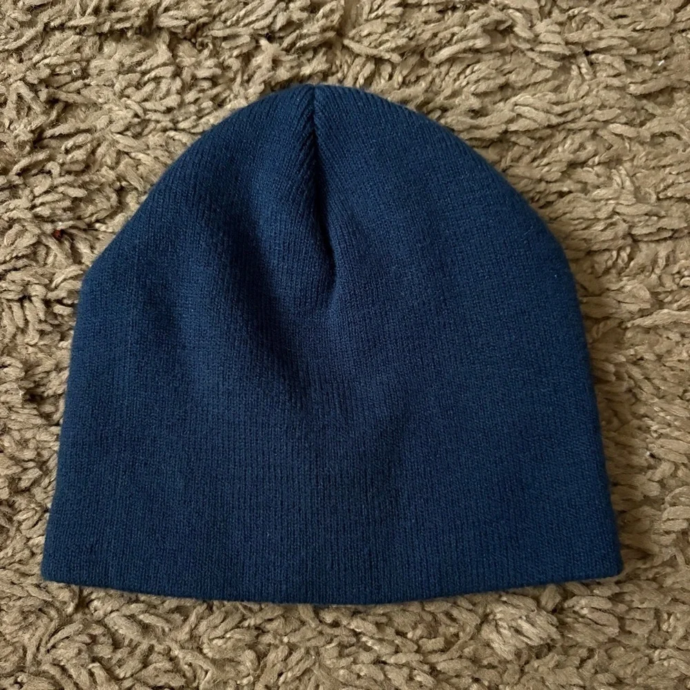 Wonder Nation Navy Blue Knit Beanie Hat Kids Winter Warm